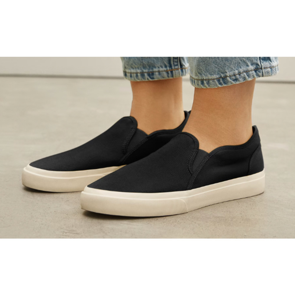 Everlane The Forever Black Slip On Sneakers